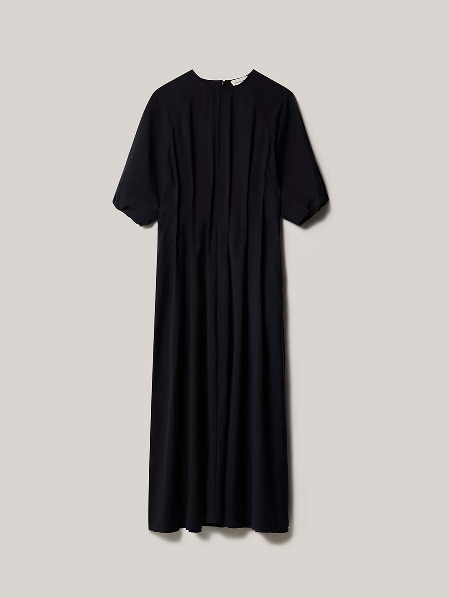 Pleated Dress Trine Black