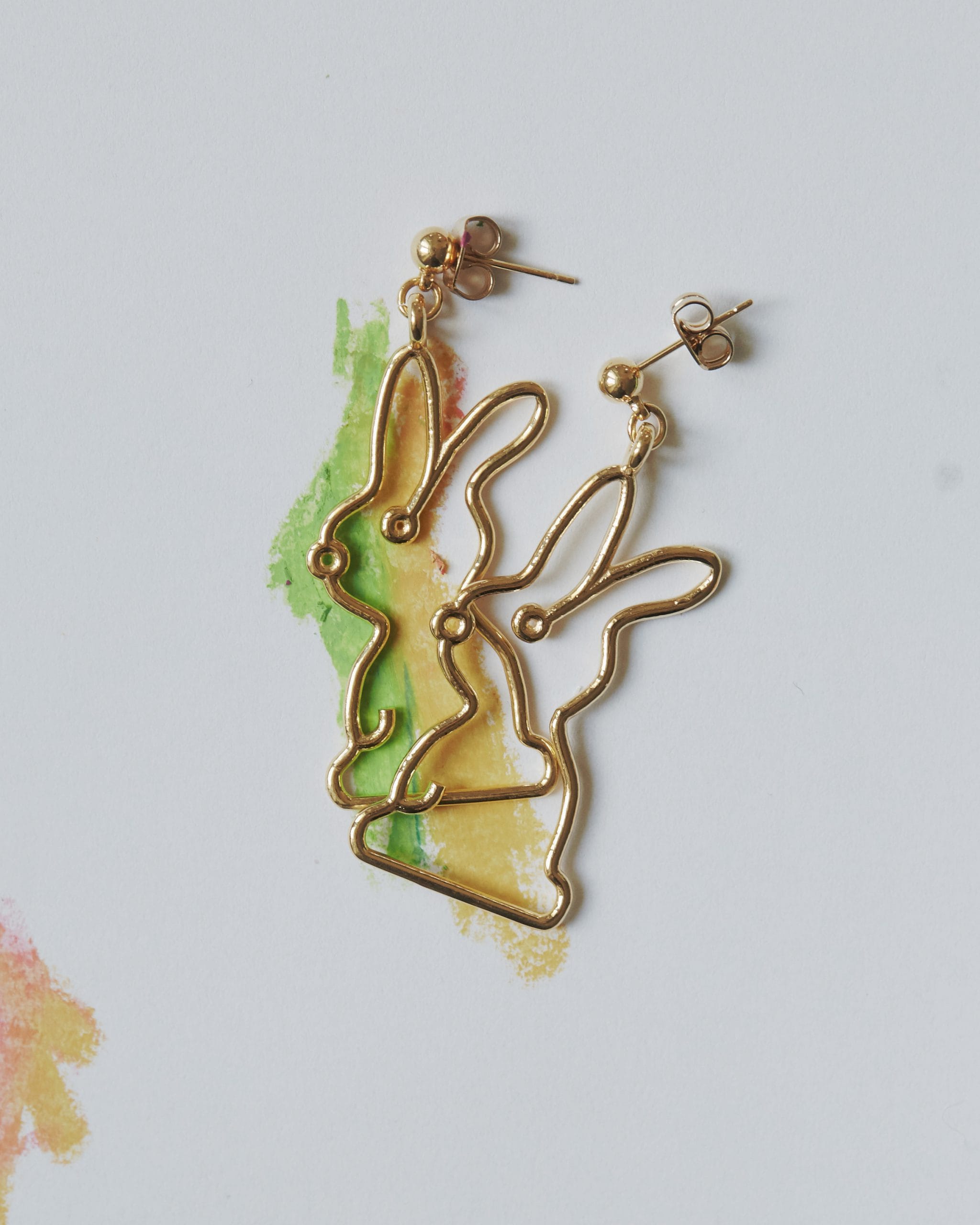 EARRINGS BUNNY 3D