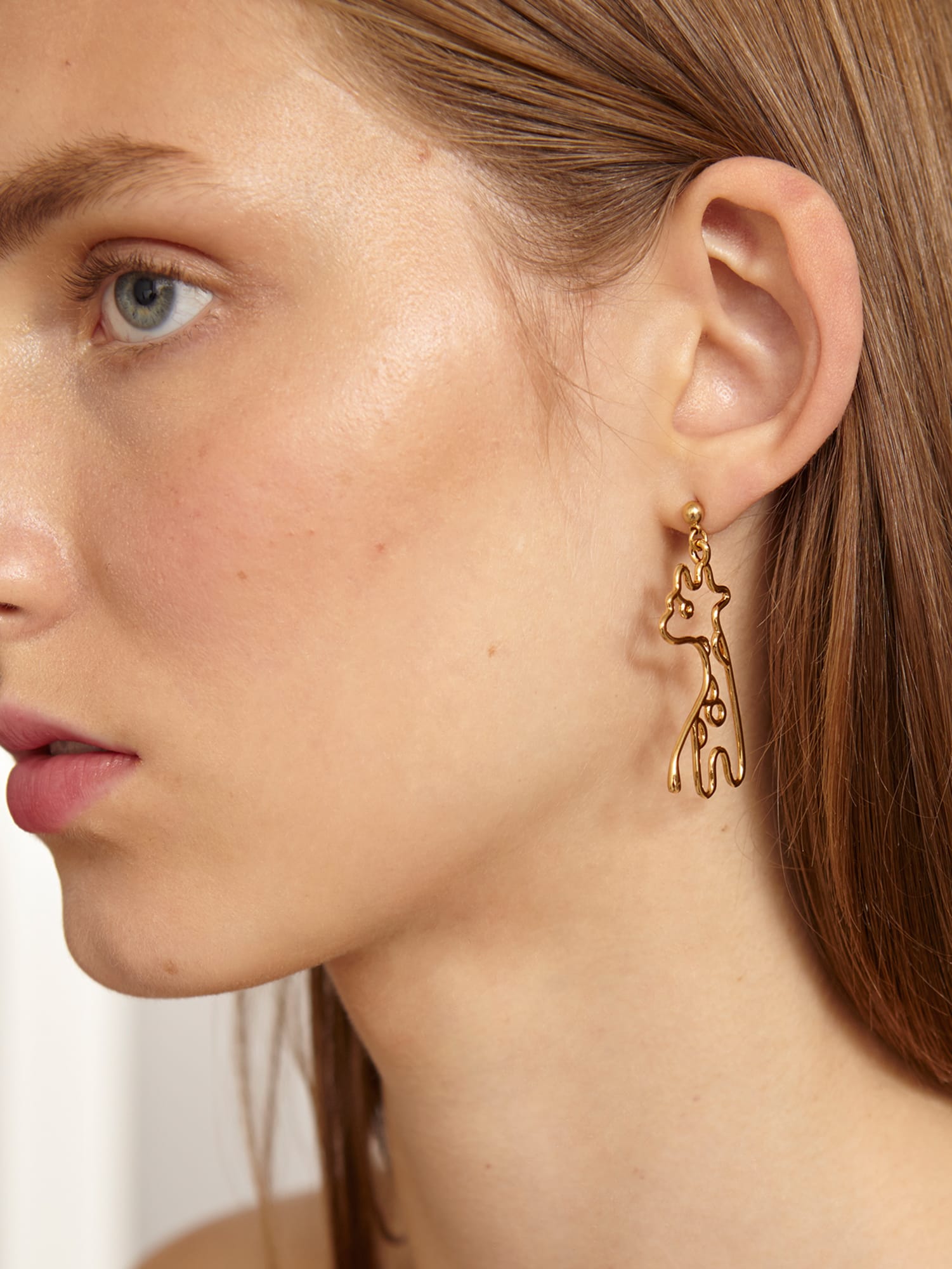 Earring GIRAFFE 3D