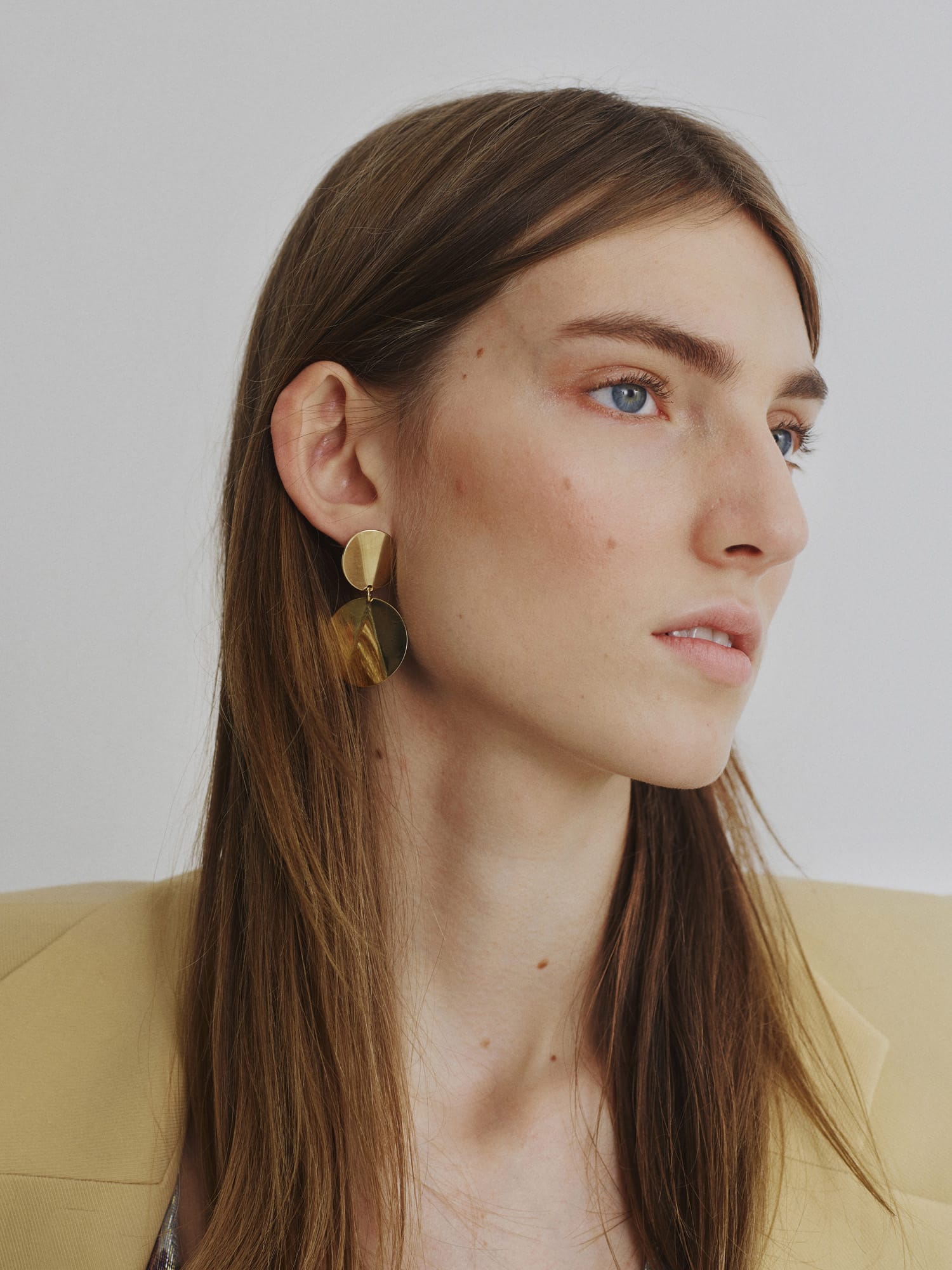 EARRINGS WISHPLATE DANGLING