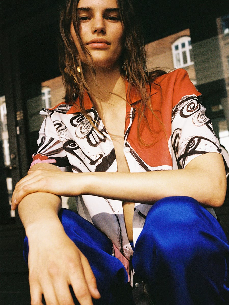 SHIRT BLOUSE CHANDLER PRINT