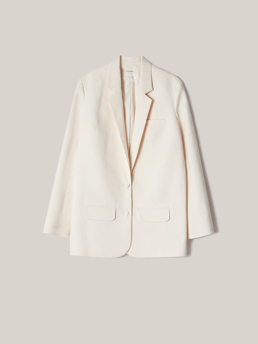 Blazer Bouvier natural white