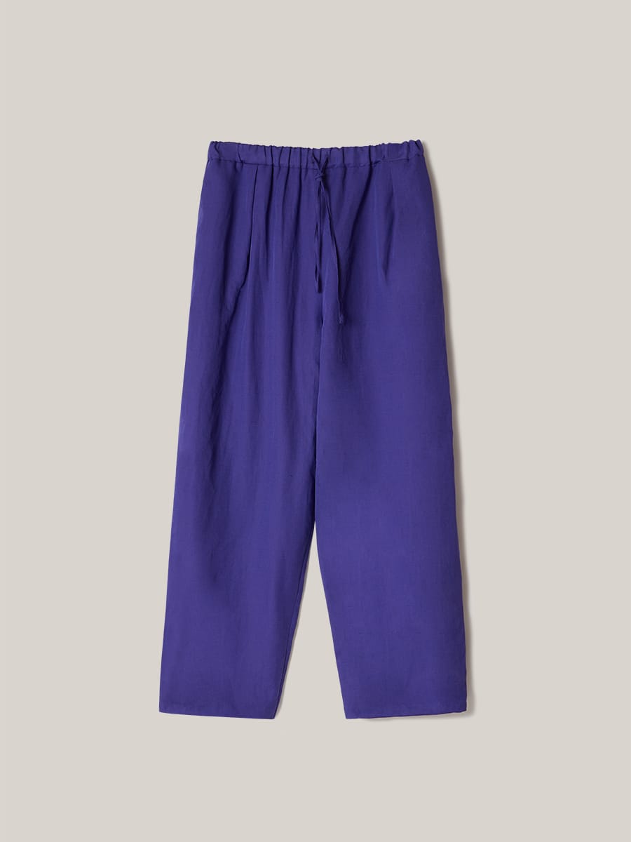 Drawstring Pants deep purple