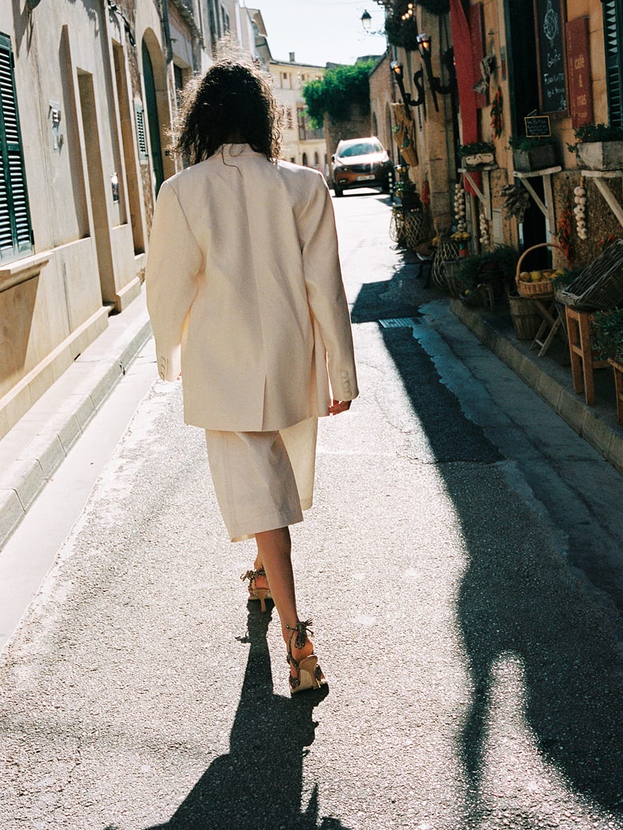 Blazer Bouvier natural white