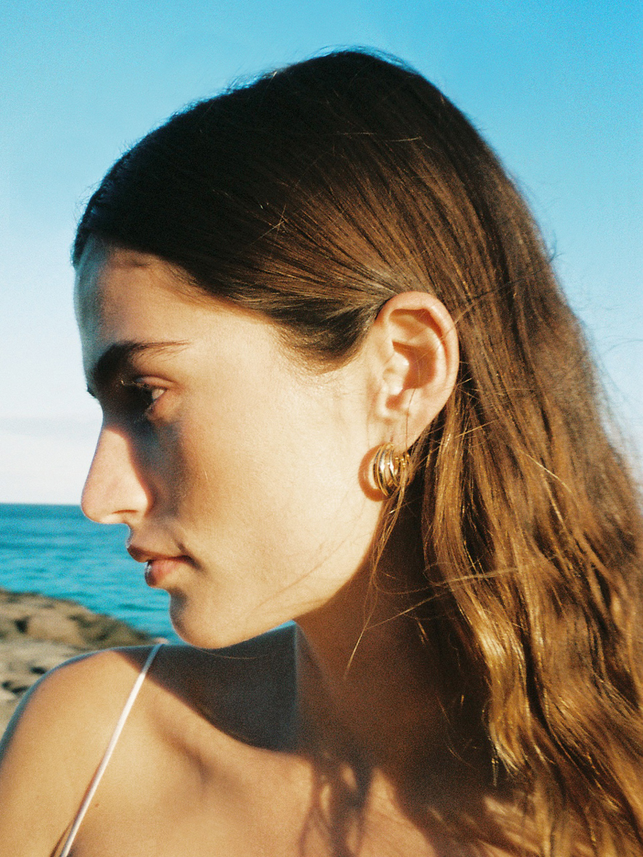 TRIPLE HOOP EARRINGS