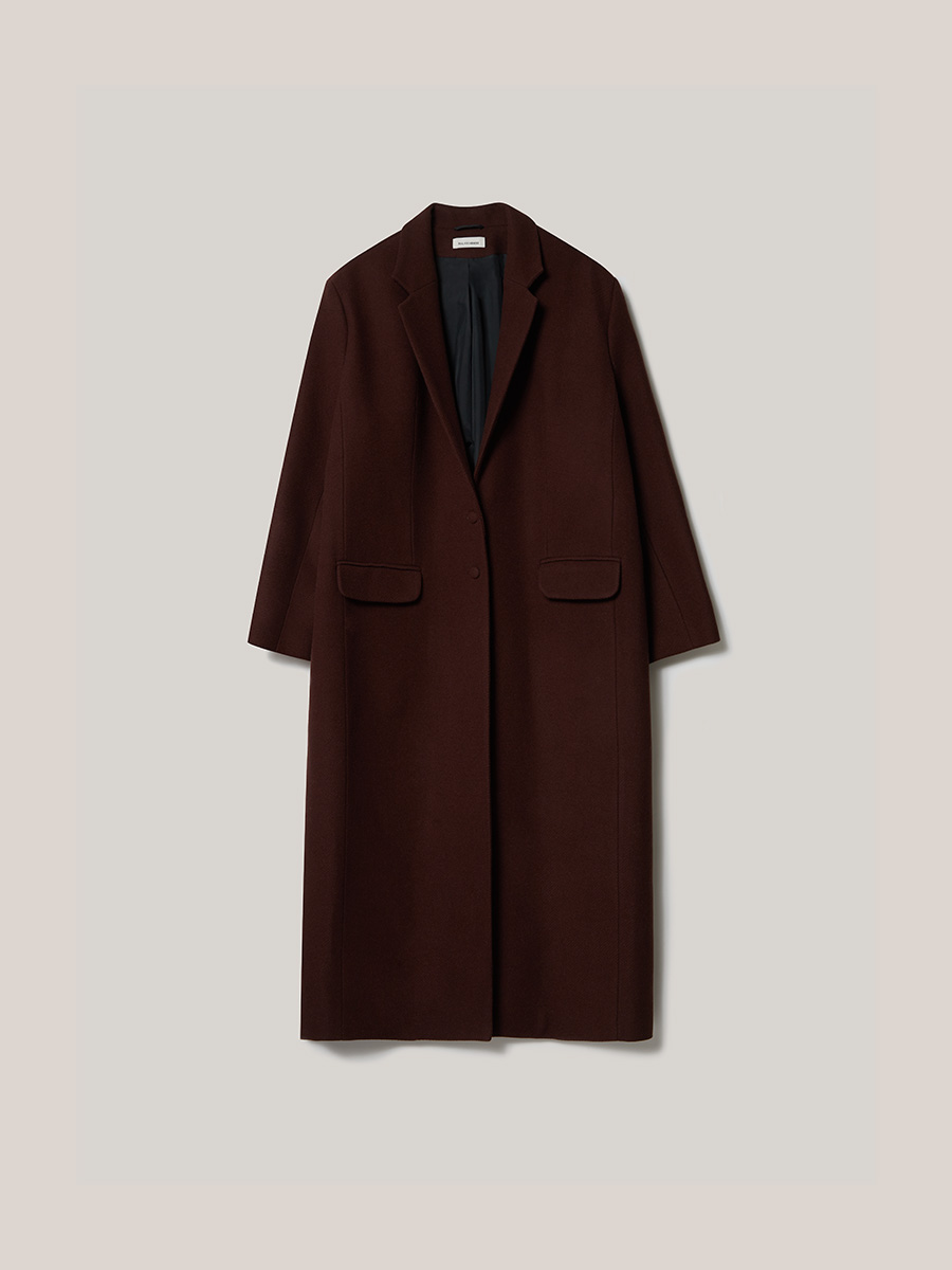 THE BLAZER COAT 2.0 BITTER CHOCOLATE