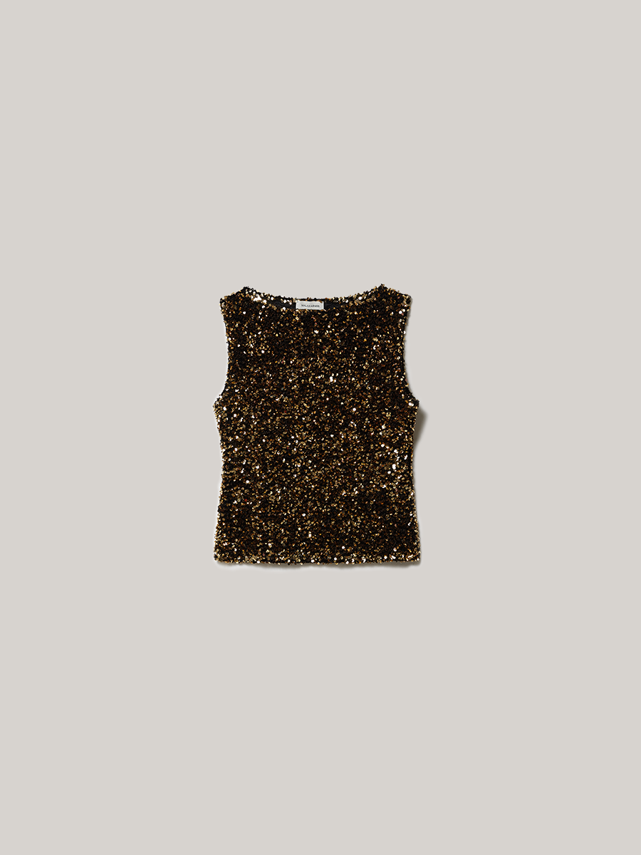 JERSEY TOP MAIA SEQUIN