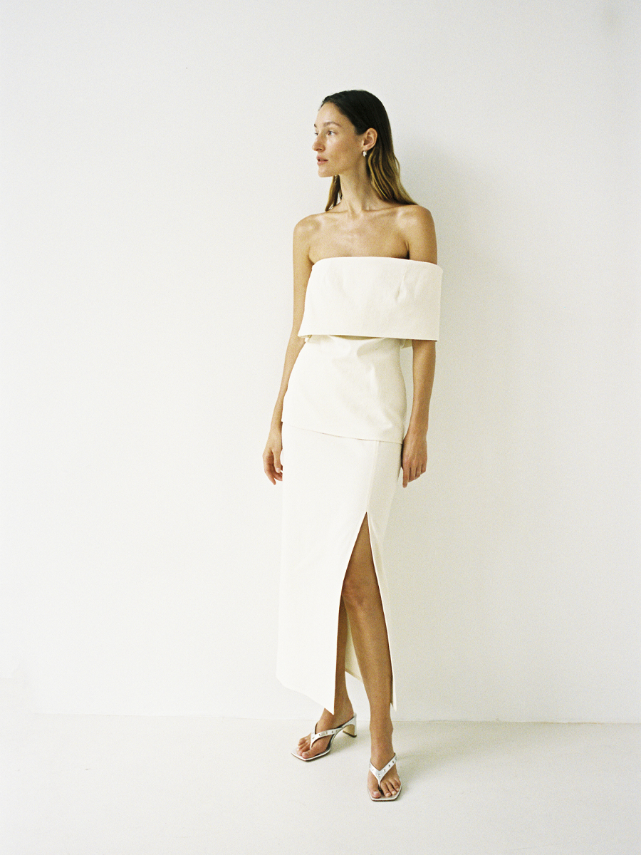 TOP LYDIA RAW COTTON