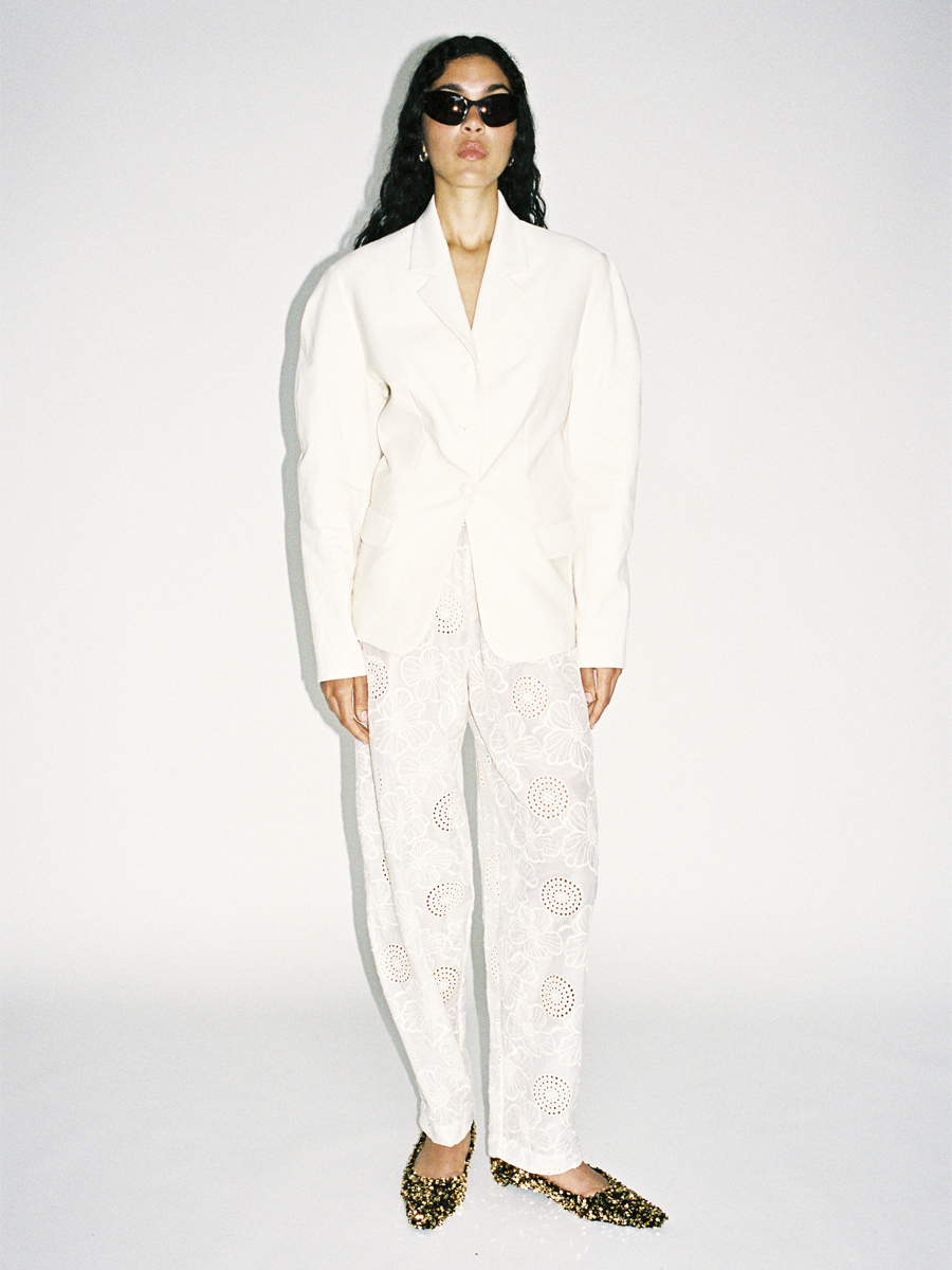 PETITE JACKET RAW COTTON
